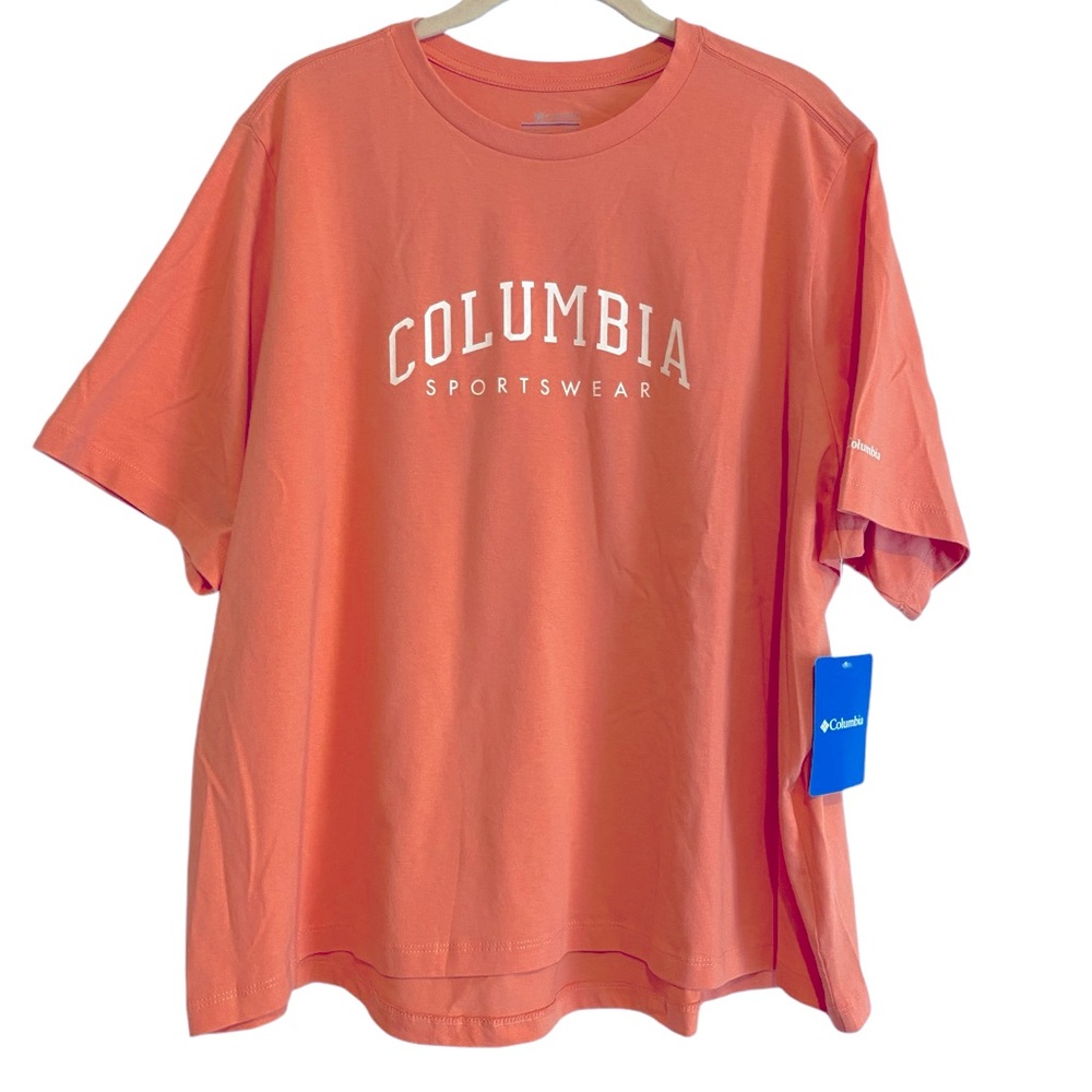 NWT Women’s Columbia Relaxed Tee. North Cascades. High, Low Hem. Sz. 2X